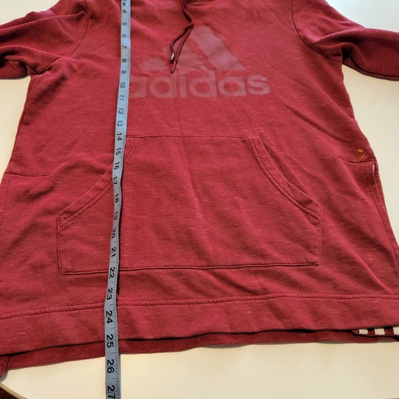 Adidas Hoodie Sweatshirt With Splits On Side - Picture 4 of 11